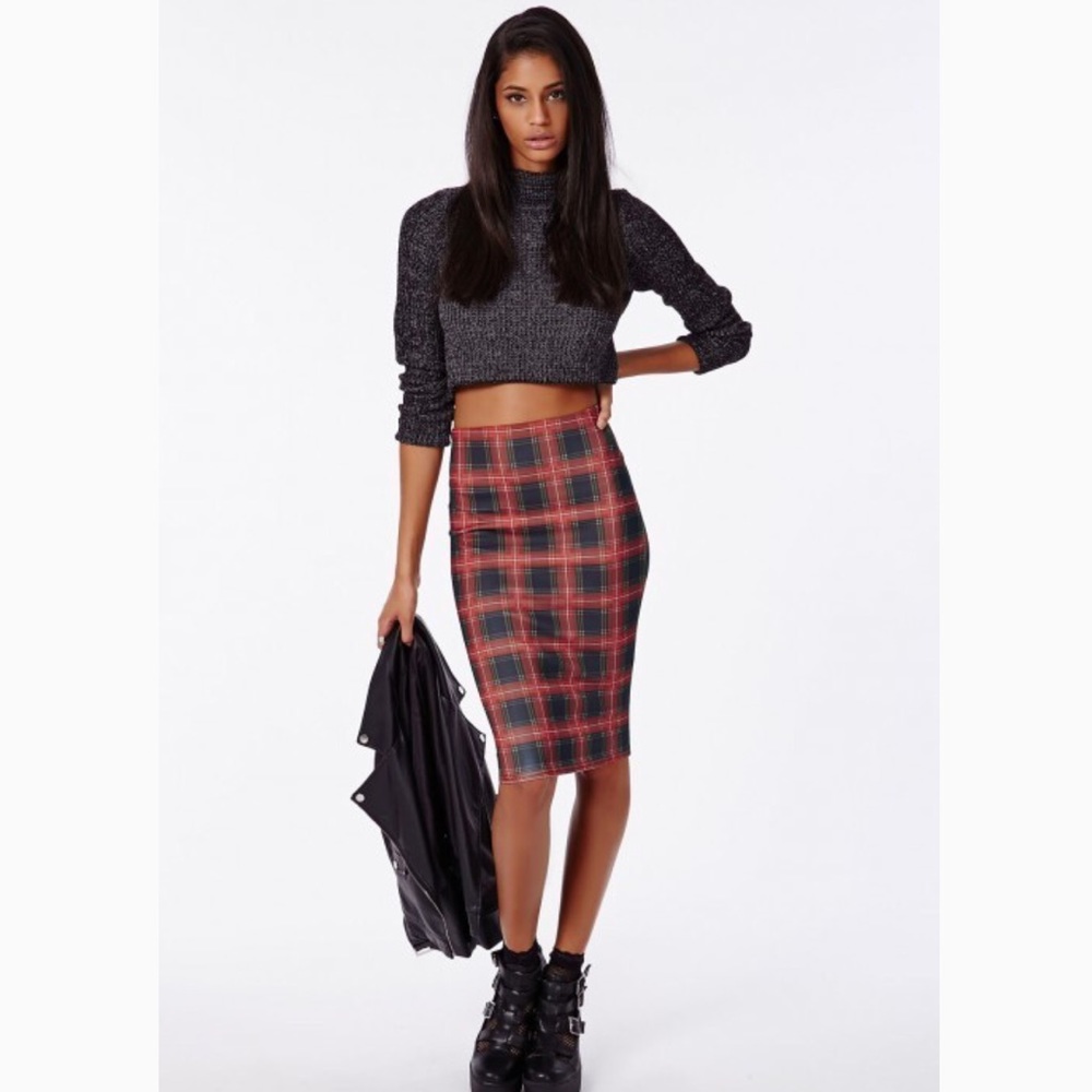 Plaid skirt